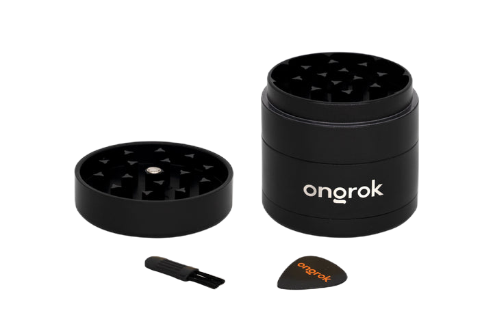 ONGROK – 4 Piece EZ Grinder – 55mm / Black